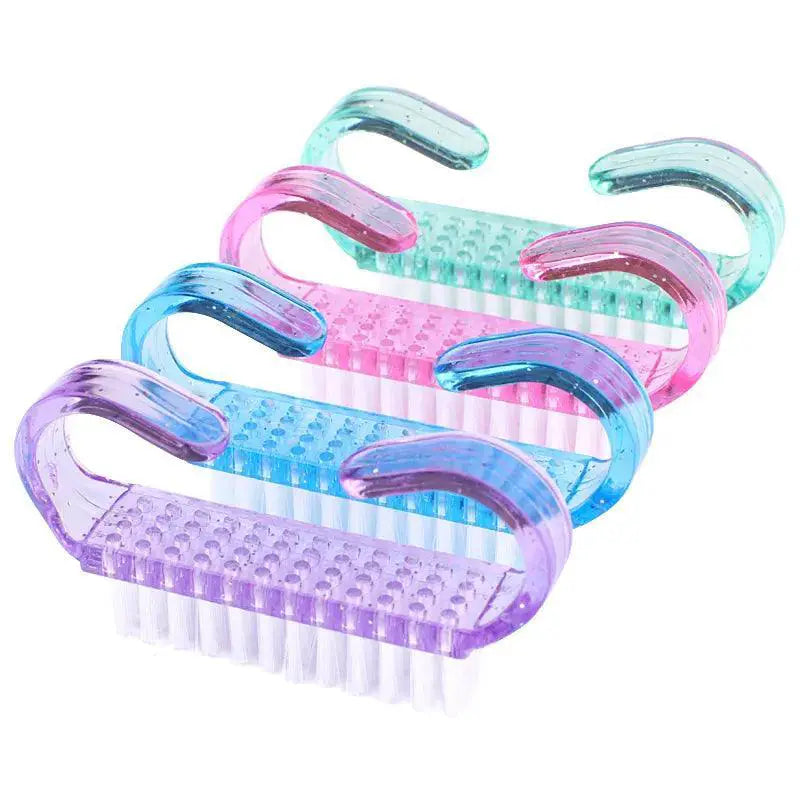 Vibrant Nail Brush Set For Manicure And Pedicure Brushes