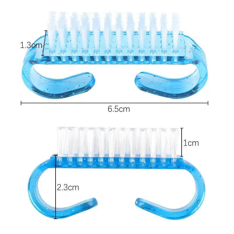 Vibrant Nail Brush Set For Manicure And Pedicure Brushes