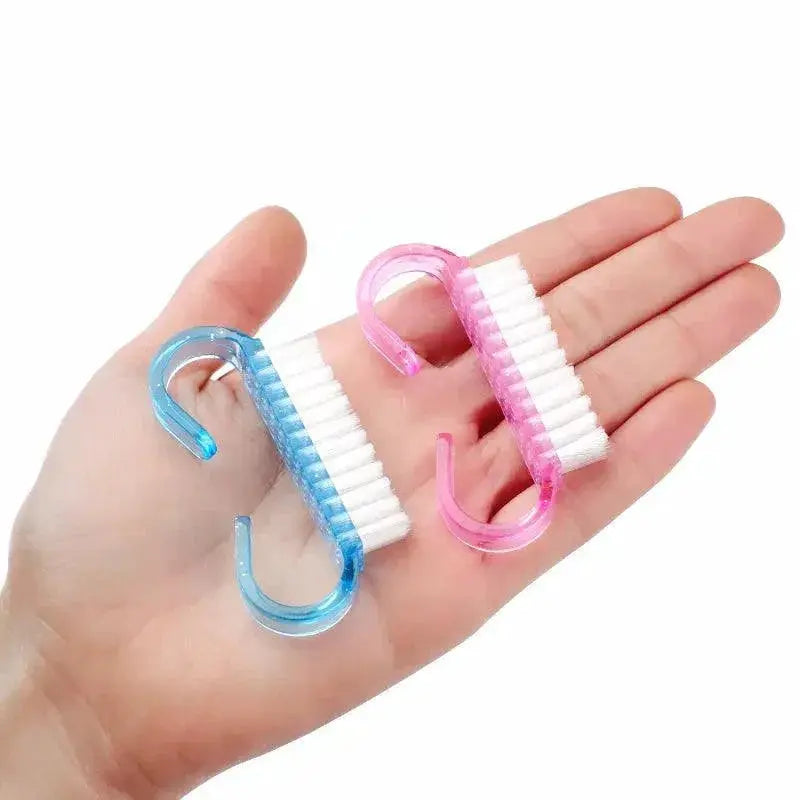 Vibrant Nail Brush Set For Manicure And Pedicure Brushes