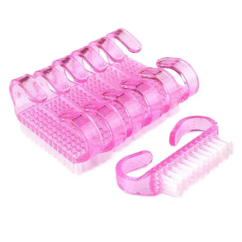 Vibrant Nail Brush Set For Manicure And Pedicure Brushes