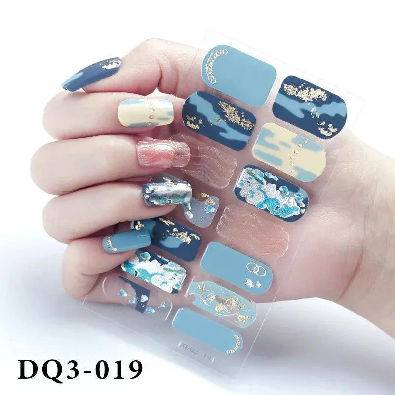 Vibrant Nail Sticker Collection Easy Custom Art Delivery
