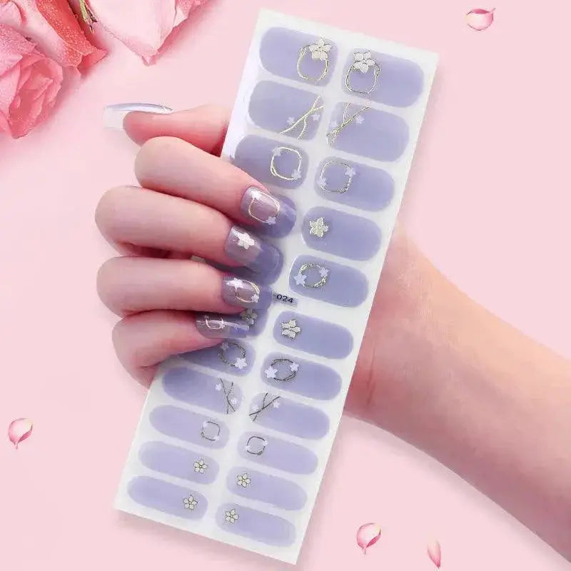 Vibrant Nail Sticker Collection Easy Custom Art Delivery