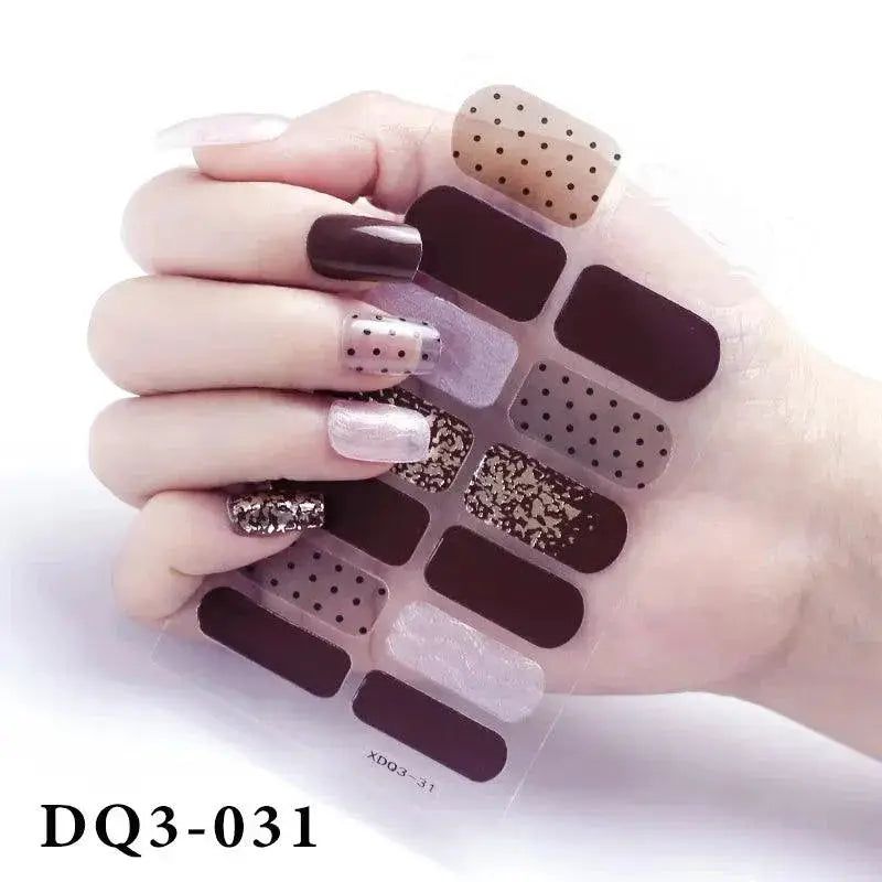 Vibrant Nail Sticker Collection Easy Custom Art Delivery