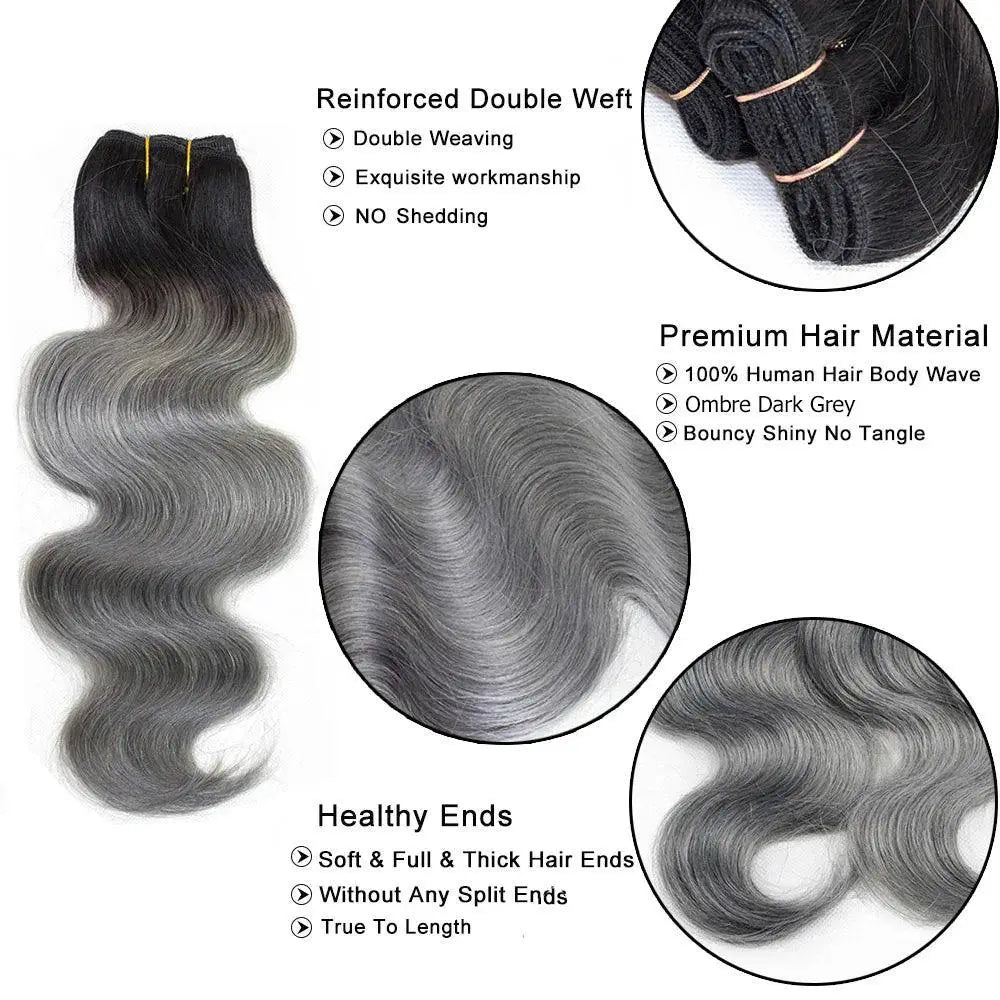 Vibrant Ombre Human Hair Extensions Bobbi Collection