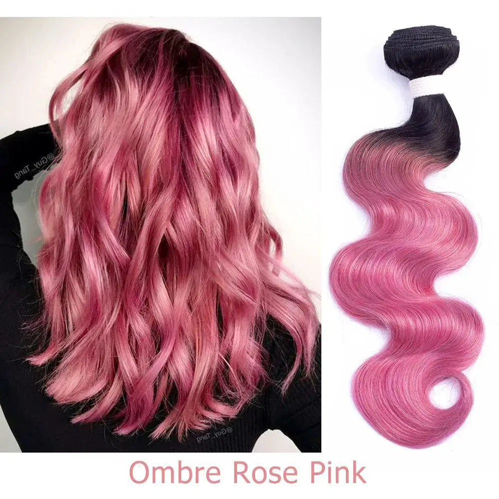 Vibrant Ombre Human Hair Extensions Bobbi Collection