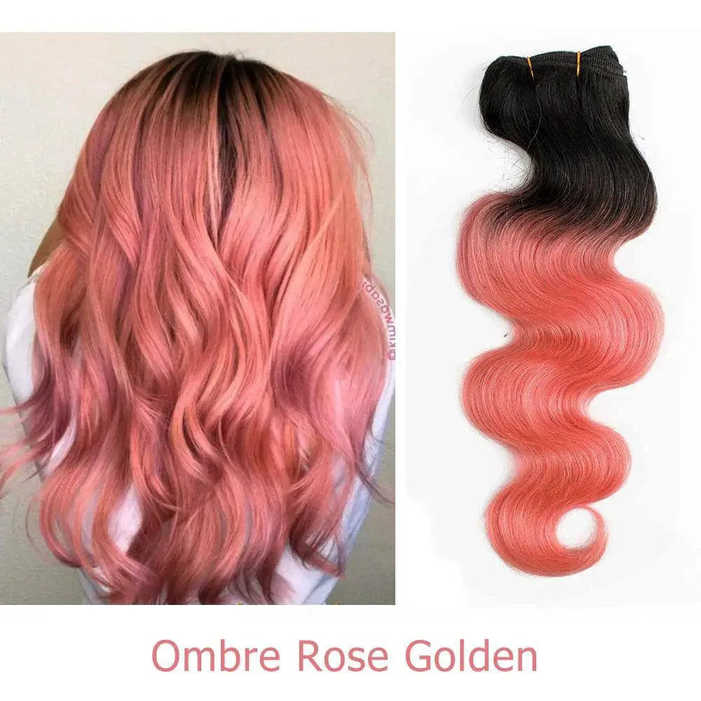 Vibrant Ombre Human Hair Extensions Bobbi Collection