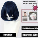 Vibrant Ombre Short Bob Wig: Bold Colors High Quality Hair