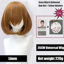 Vibrant Ombre Short Bob Wig: Bold Colors High Quality Hair