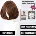 Vibrant Ombre Short Bob Wig: Bold Colors High Quality Hair