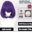 Vibrant Ombre Short Bob Wig: Bold Colors High Quality Hair