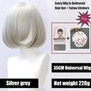 Vibrant Ombre Short Bob Wig: Bold Colors High Quality Hair