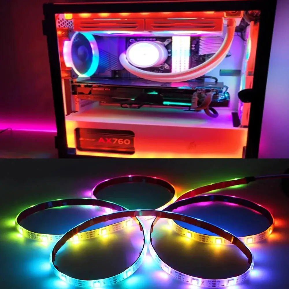 Vibrant Pixel RGB LED Strip for PC Rigs