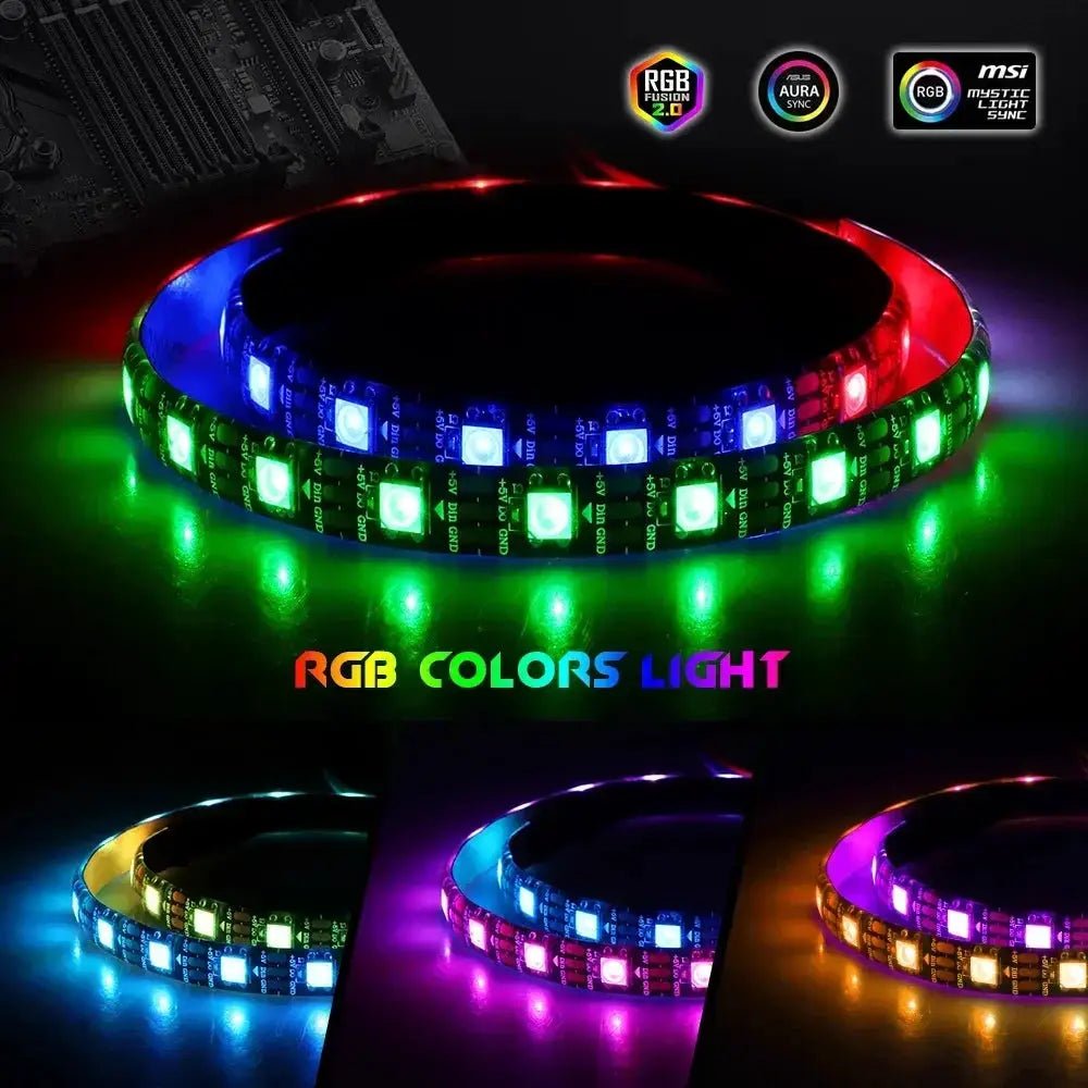 Vibrant Pixel RGB LED Strip for PC Rigs