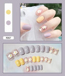 Vibrant Rainbow Ballerina Nail Art Set for Fun Styles