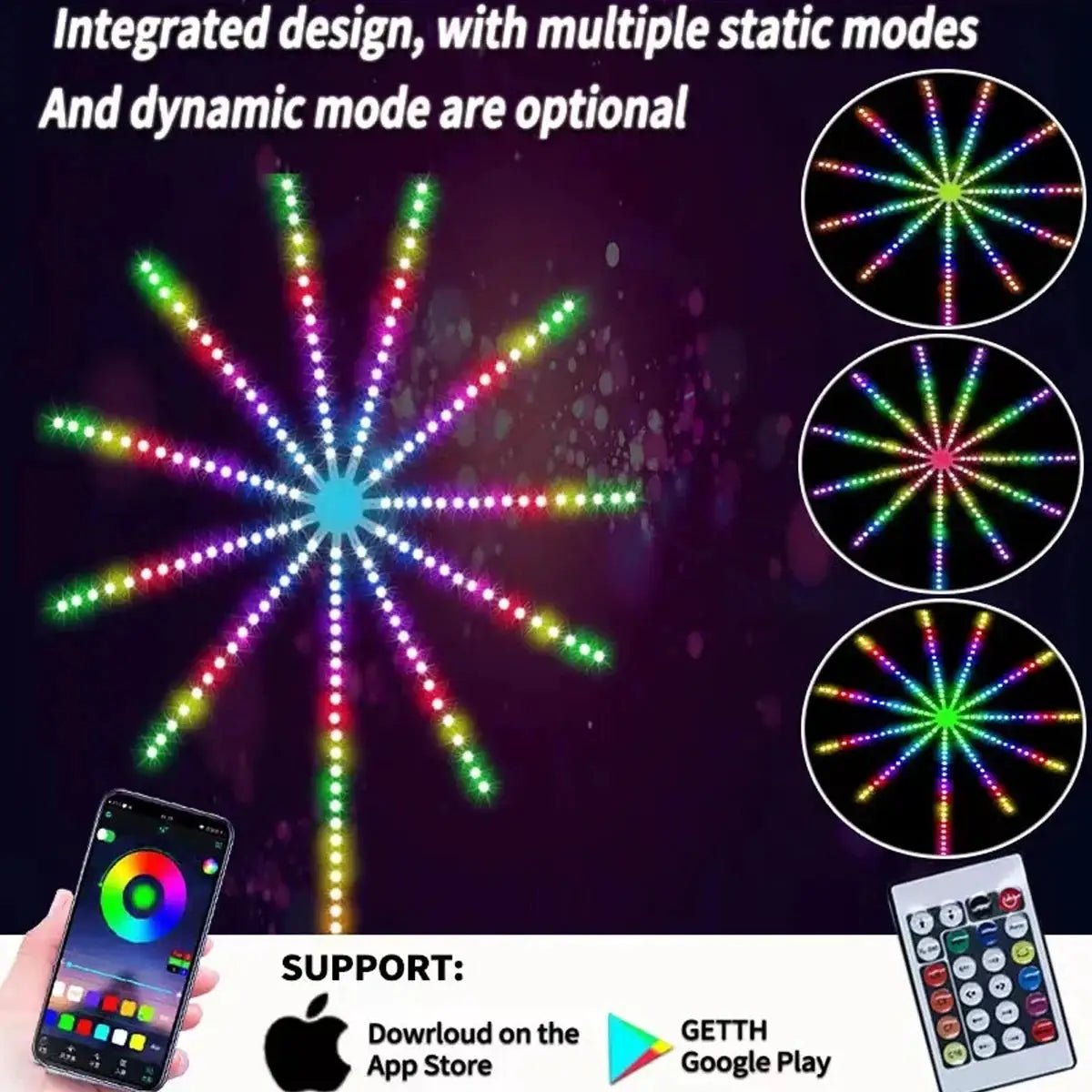 Vibrant RGBIC String Lights for Parties