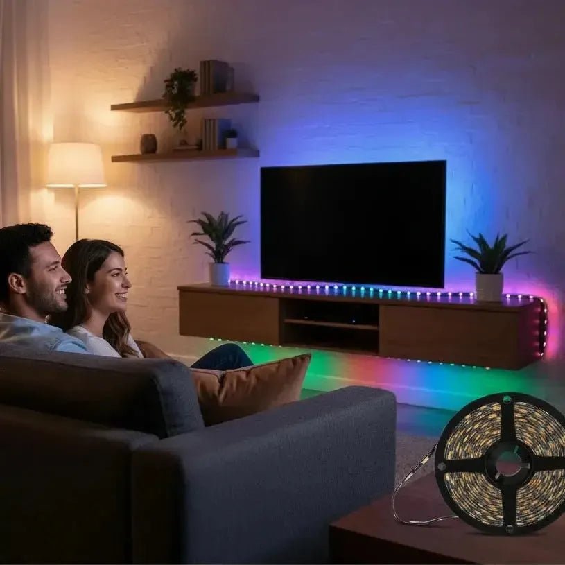Vibrant RGBW LED Strip for Living Rooms