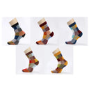 Vibrant Square Design Compression Socks for Men Comfort Meets Style