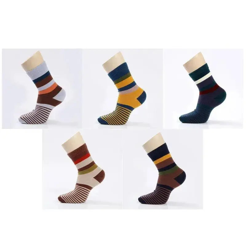 Vibrant Square Design Compression Socks For Men Comfort