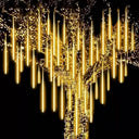 Vibrant Waterproof Meteor Shower LED Outdoor String Lights