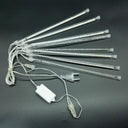 Vibrant Waterproof Meteor Shower LED Outdoor String Lights