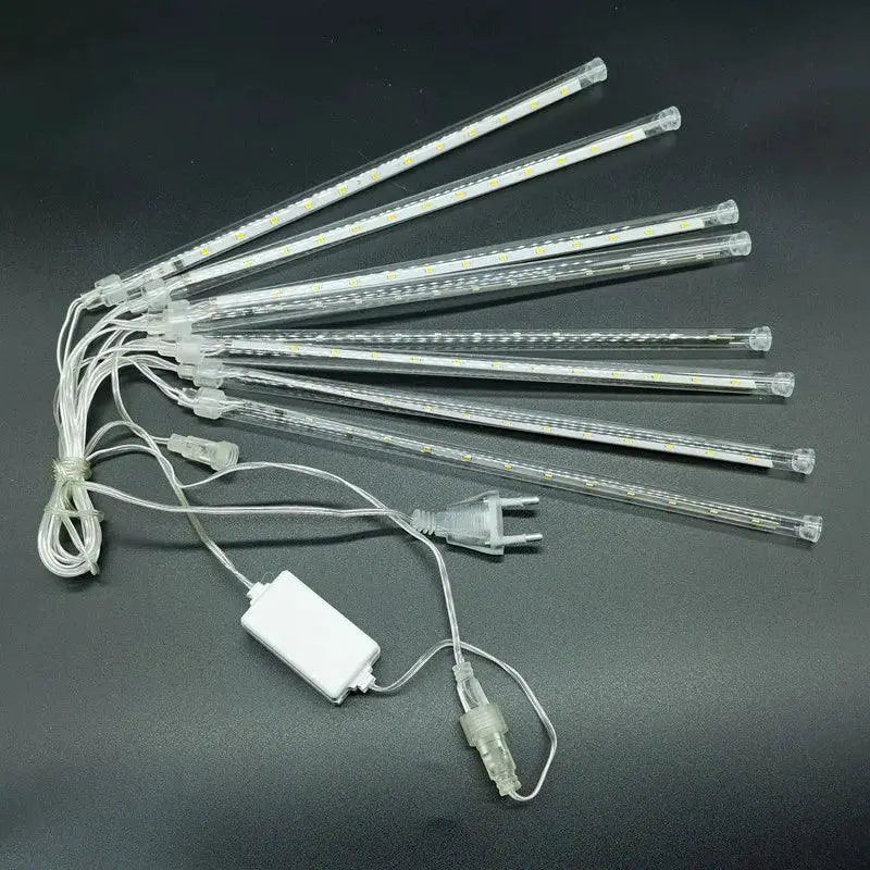 Vibrant Waterproof Meteor Shower LED Outdoor String Lights - OurLum.com