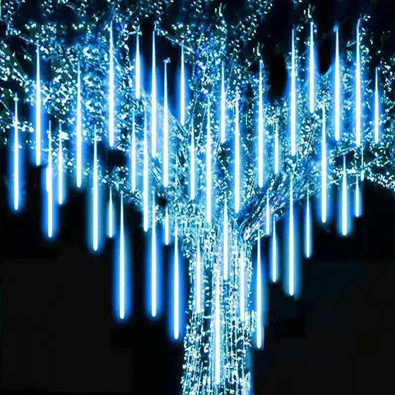 Vibrant Waterproof Meteor Shower LED Outdoor String Lights - OurLum.com