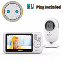 Video Baby Monitor With Enhanced Intercom And Night Vision