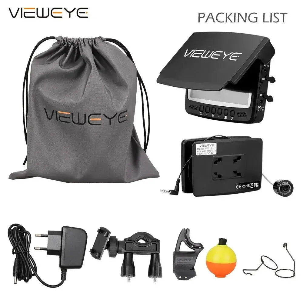 ViewEye Ice Fishing Video Fish Finder Kit With Night Vision