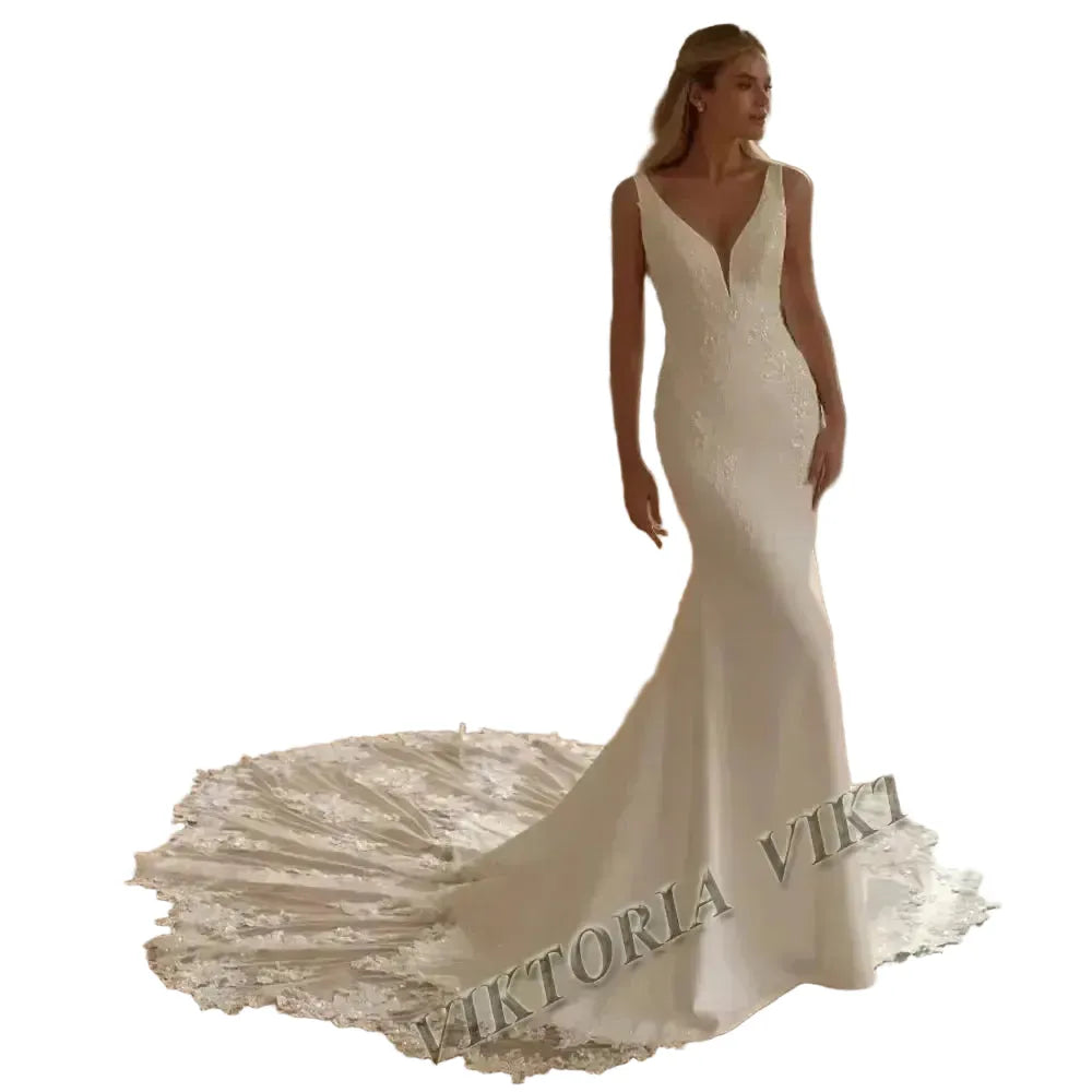 Flattering Fit Wedding Dress for Bride — product view 1