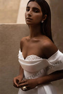 Pearl-Embellished Bridal Gown for Brides
