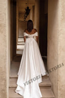 Pearl-Embellished Bridal Gown for Brides