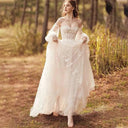Elegant Satin Wedding Dress For Ceremony