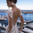 Elegant Satin Wedding Dress For Ceremony