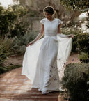 Elegant Boho Wedding Dress for Brides