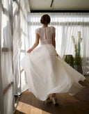 Elegant Boho Wedding Dress for Brides