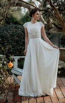 Elegant Boho Wedding Dress for Brides