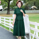 Elegant Vintage Dress for Mature Women