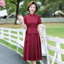Elegant Vintage Dress for Mature Women