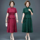 Elegant Vintage Dress for Mature Women