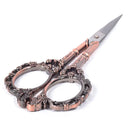 Vintage Floral Cuticle Scissors High-Quality Steel Tool