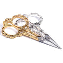 Vintage Floral Cuticle Scissors High-Quality Steel Tool