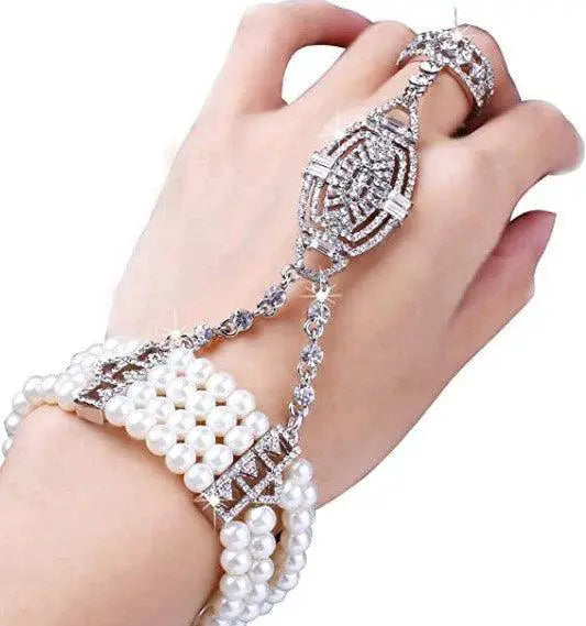 Vintage Rhinestone Hair Accessories for Dance Parties