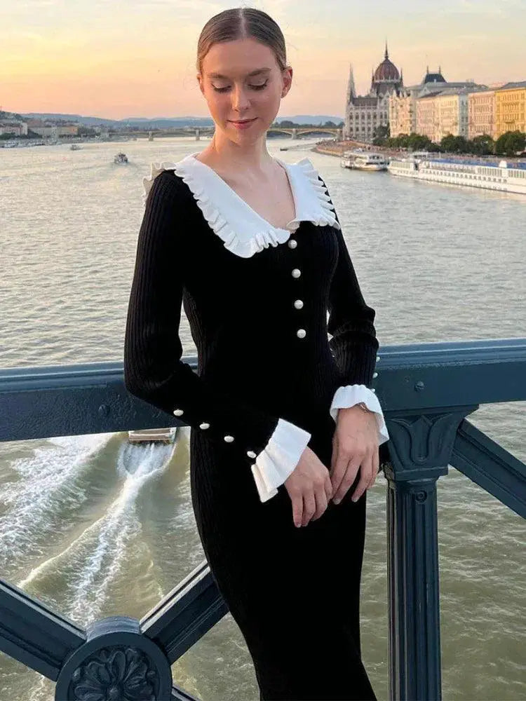 Vintage High Waist Maxi Dress Timeless Elegance In Style