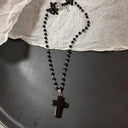 Vintage Leather Star Pendant Necklace Trendy Unisex Jewelry