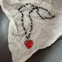 Vintage Leather Star Pendant Necklace Trendy Unisex Jewelry