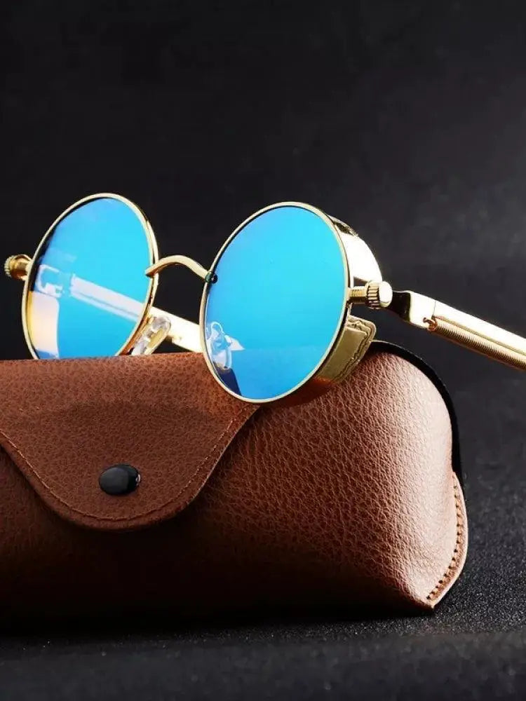 Vintage Metal Steampunk Sunglasses For Men And Women Stylish