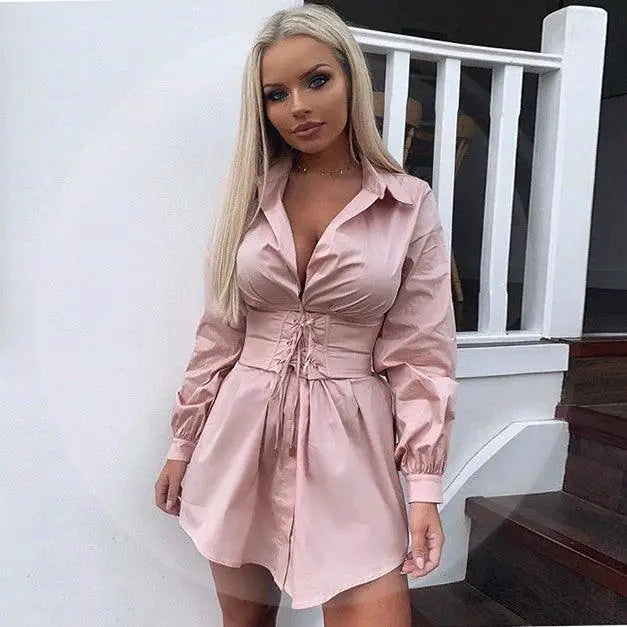 Vintage Pink Party Dress For Elegant Street Style Fashion