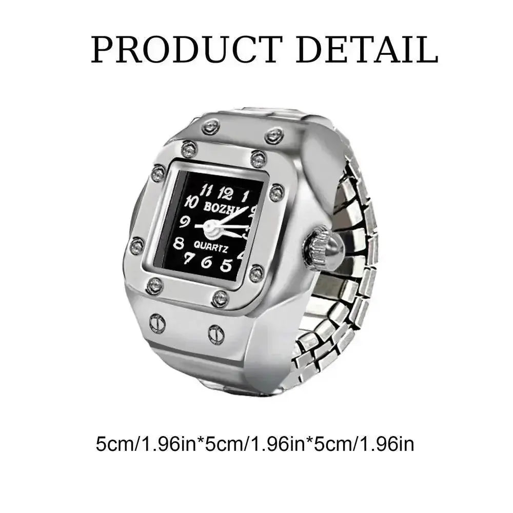 Durable Gothic Ring Watch for Punk Fans — product view 10