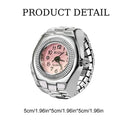 Vintage Punk Finger Ring Watch Gothic Alloy Jewelry Design