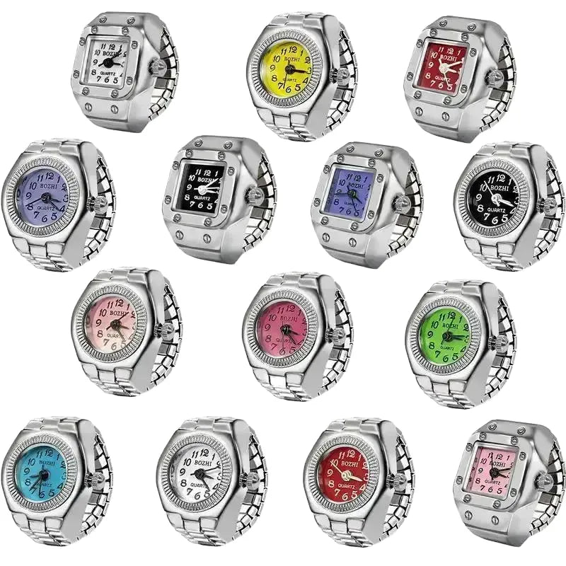 Durable Gothic Ring Watch for Punk Fans — product view 1